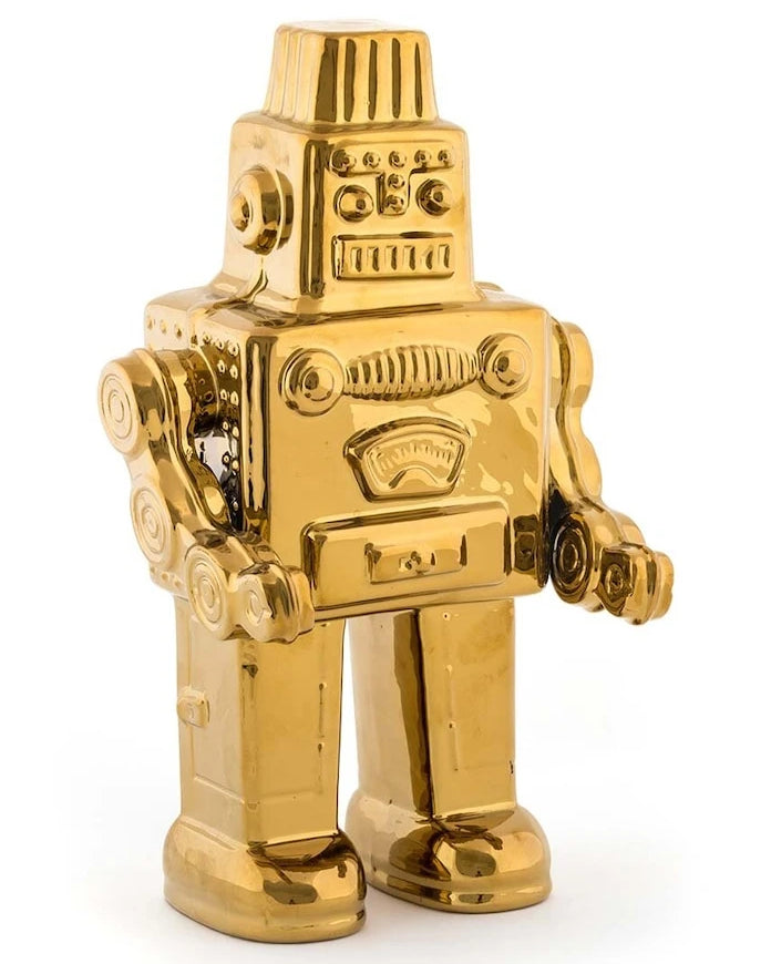 Seletti Memorabilia Gold My Robot Dekorasyon