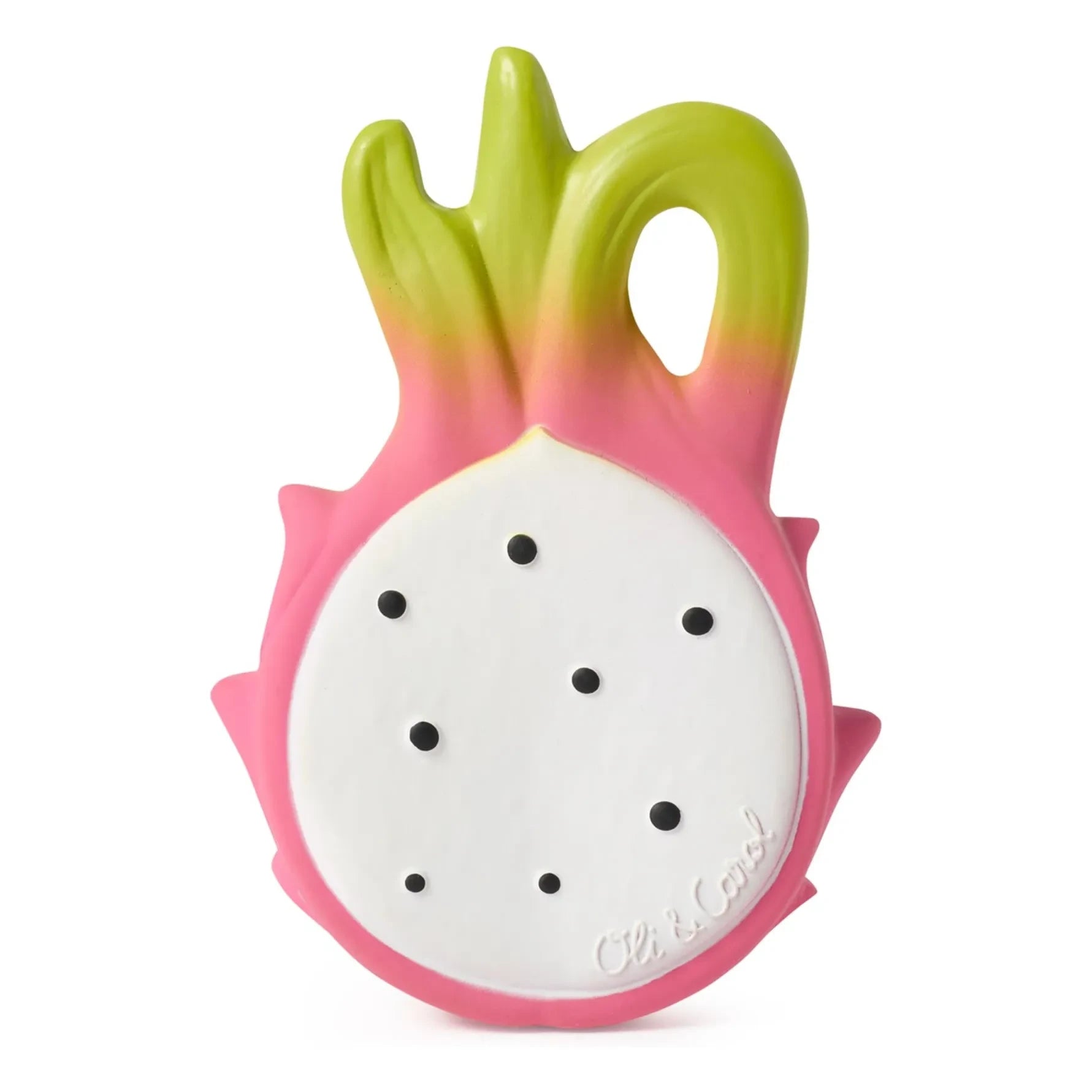 Oli & Carol - Fuscia the dragon fruit teething ring