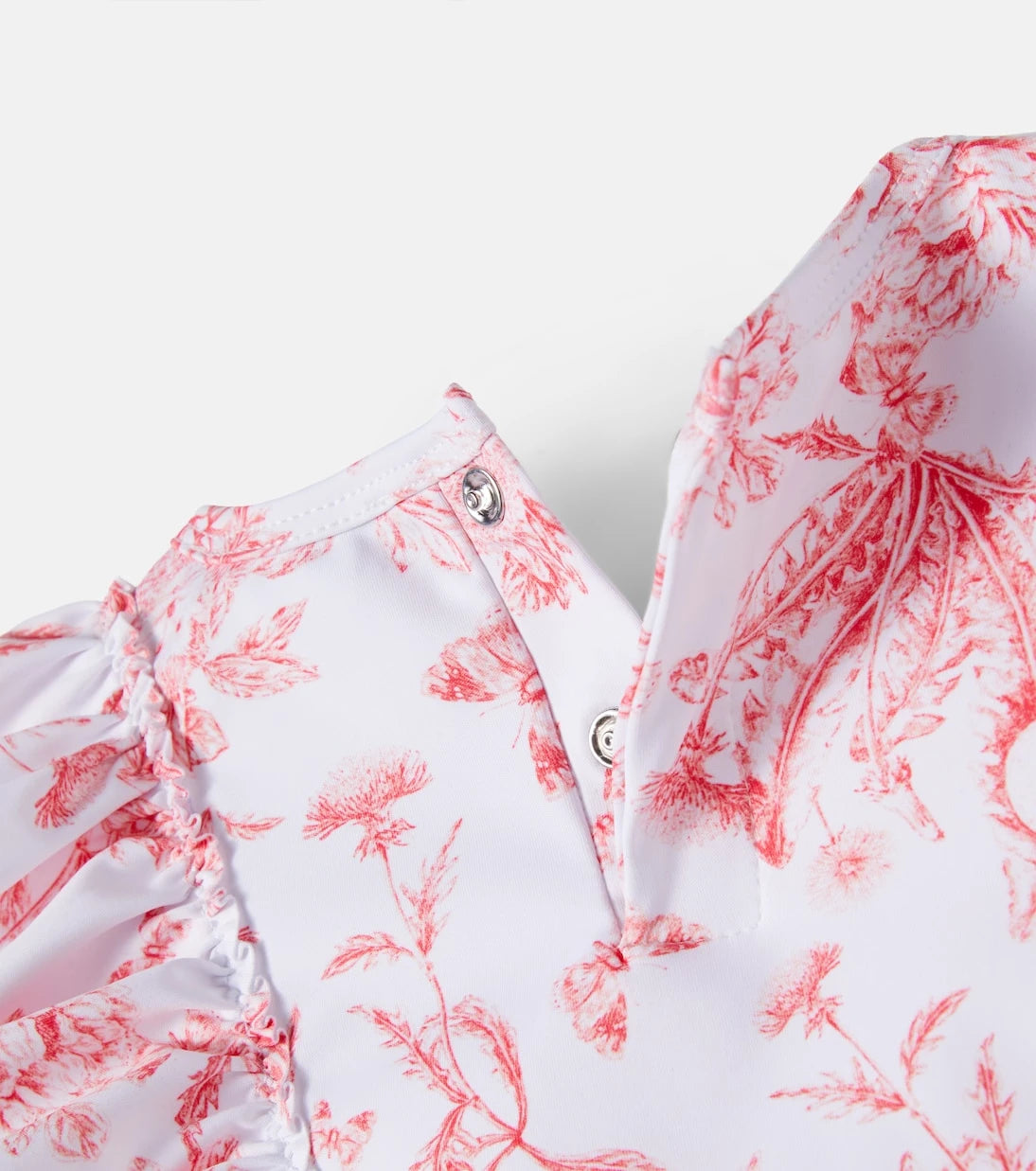 Tartine et Chocolat - Floral ruffled rashguard top