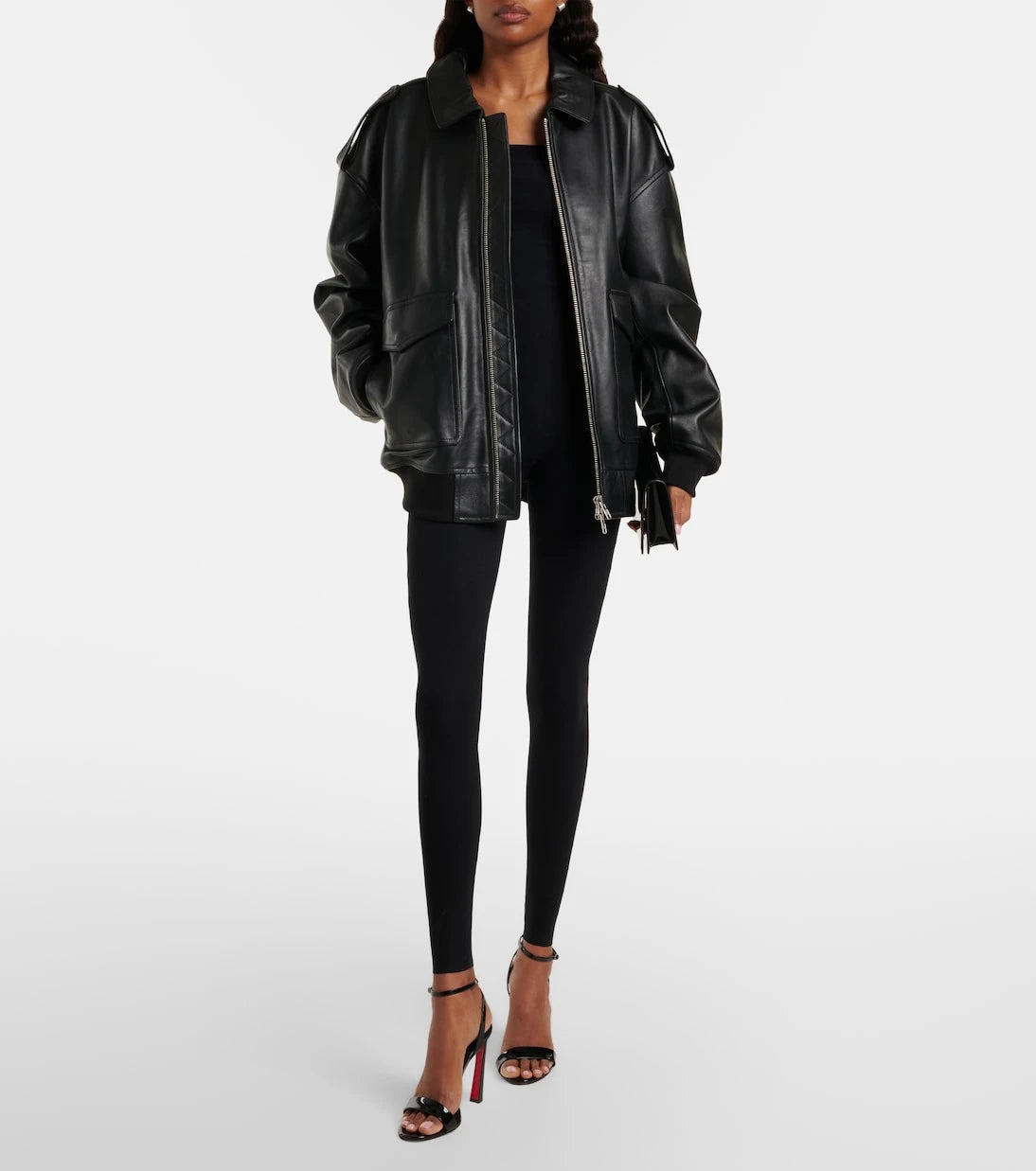 Wolford - Slash cutout strapless jersey catsuit