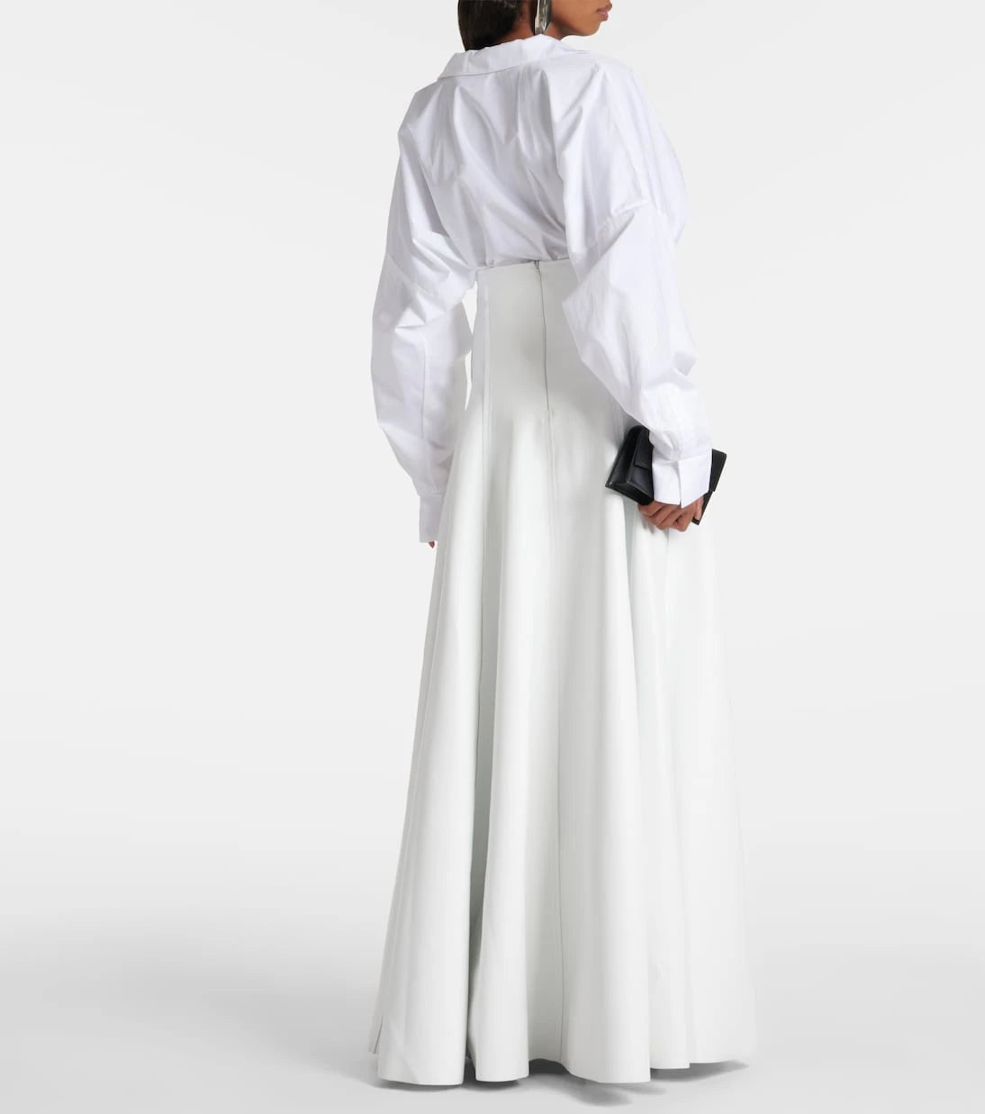 Norma Kamali - Grace faux leather maxi skirt