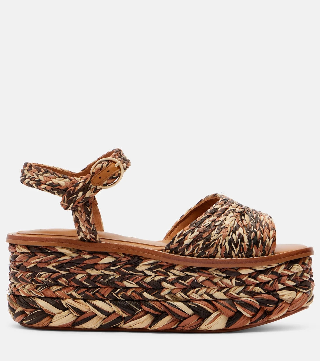 Clergerie - Arty raffia platform sandals