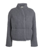 Le Kasha Grey Cashmere Linz Puffer Jacket