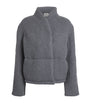 Le Kasha Grey Cashmere Linz Puffer Jacket