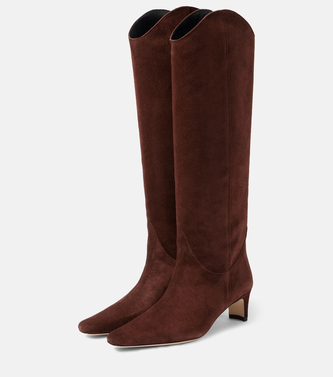 Staud - Western Wally suede knee-high boots