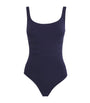 Navy Scoop-Back Asia Swimsuit