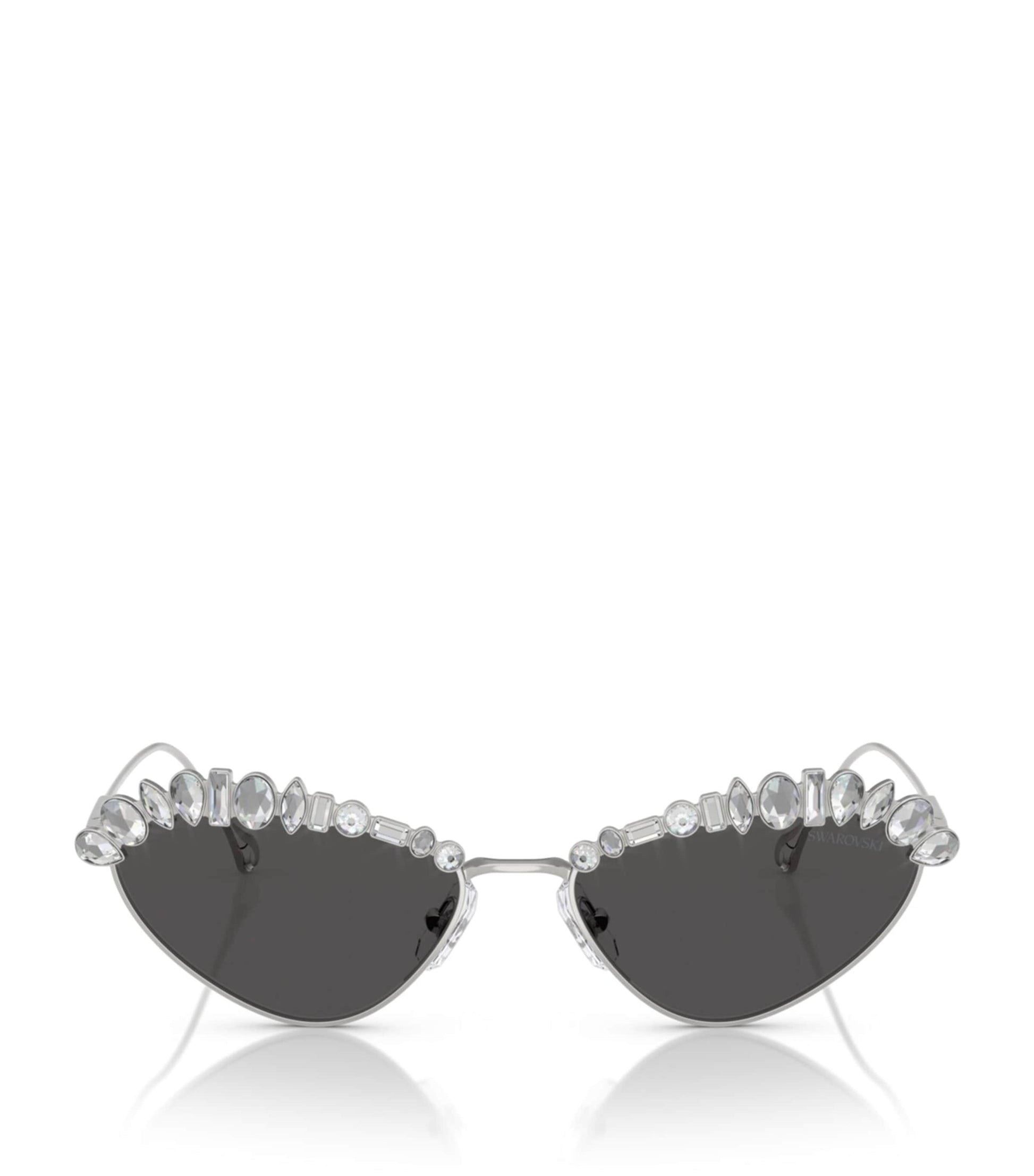 Swarovski Silver Metal SK7009 Sunglasses