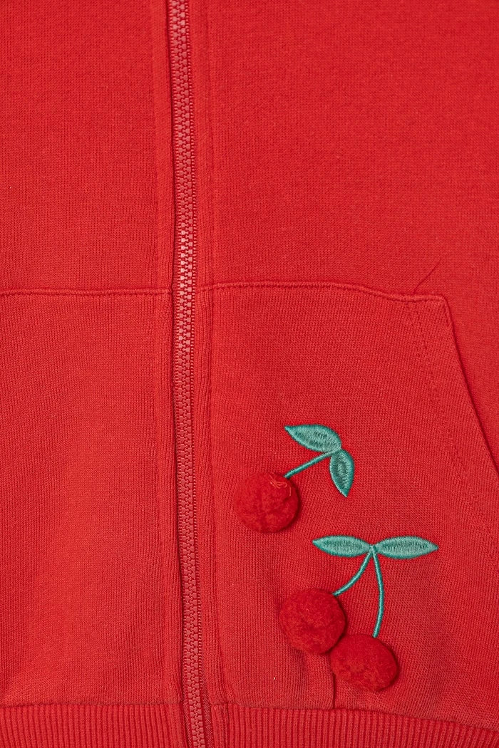 United Colors of Benetton çocuklar için pamuklu kapüşonlu sweatshirt
