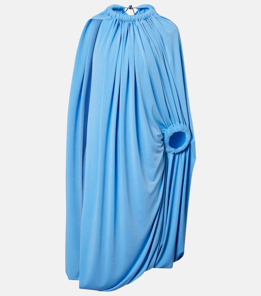 Coperni - Caped draped smocked midi dress