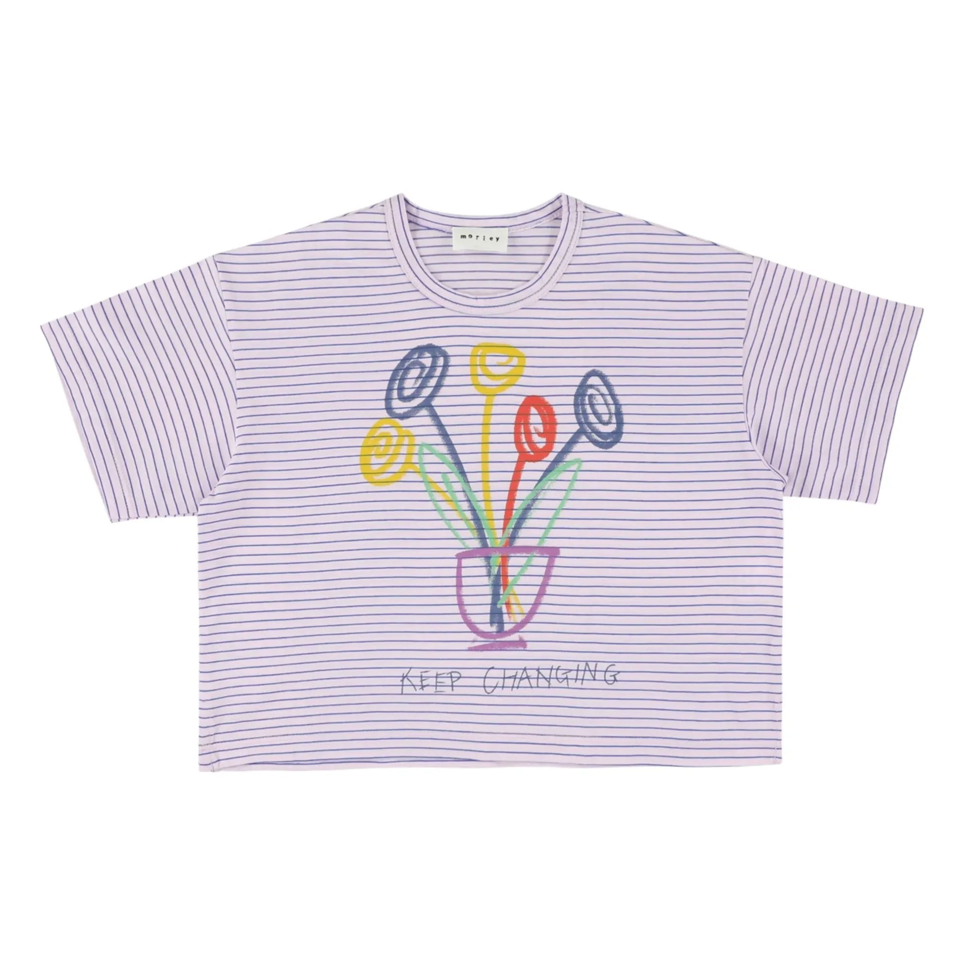 Morley - Warsaw Striped T-shirt | Lilac