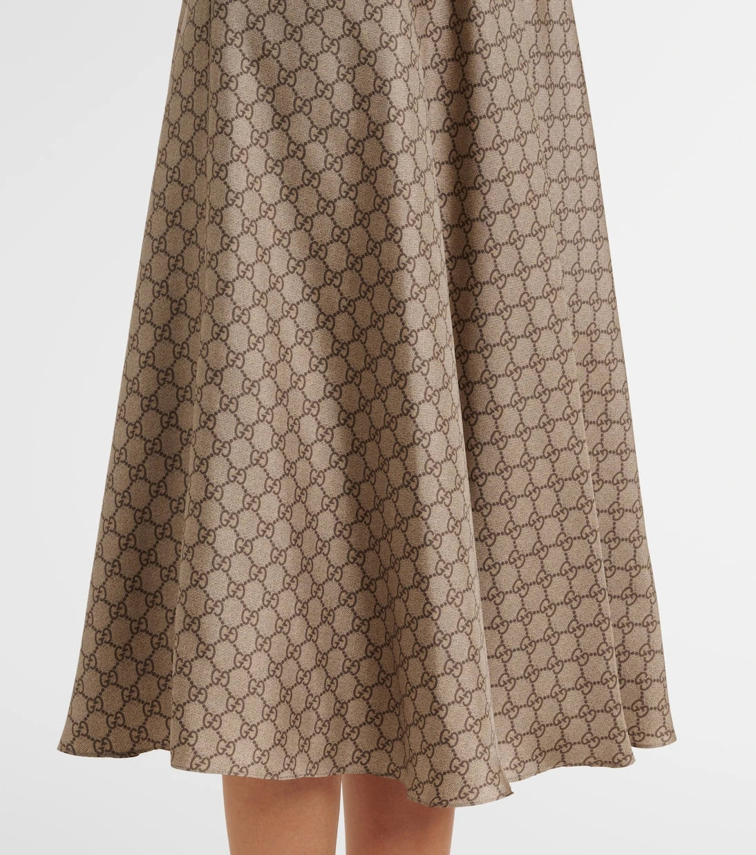 Gucci - GG silk twill shirt dress