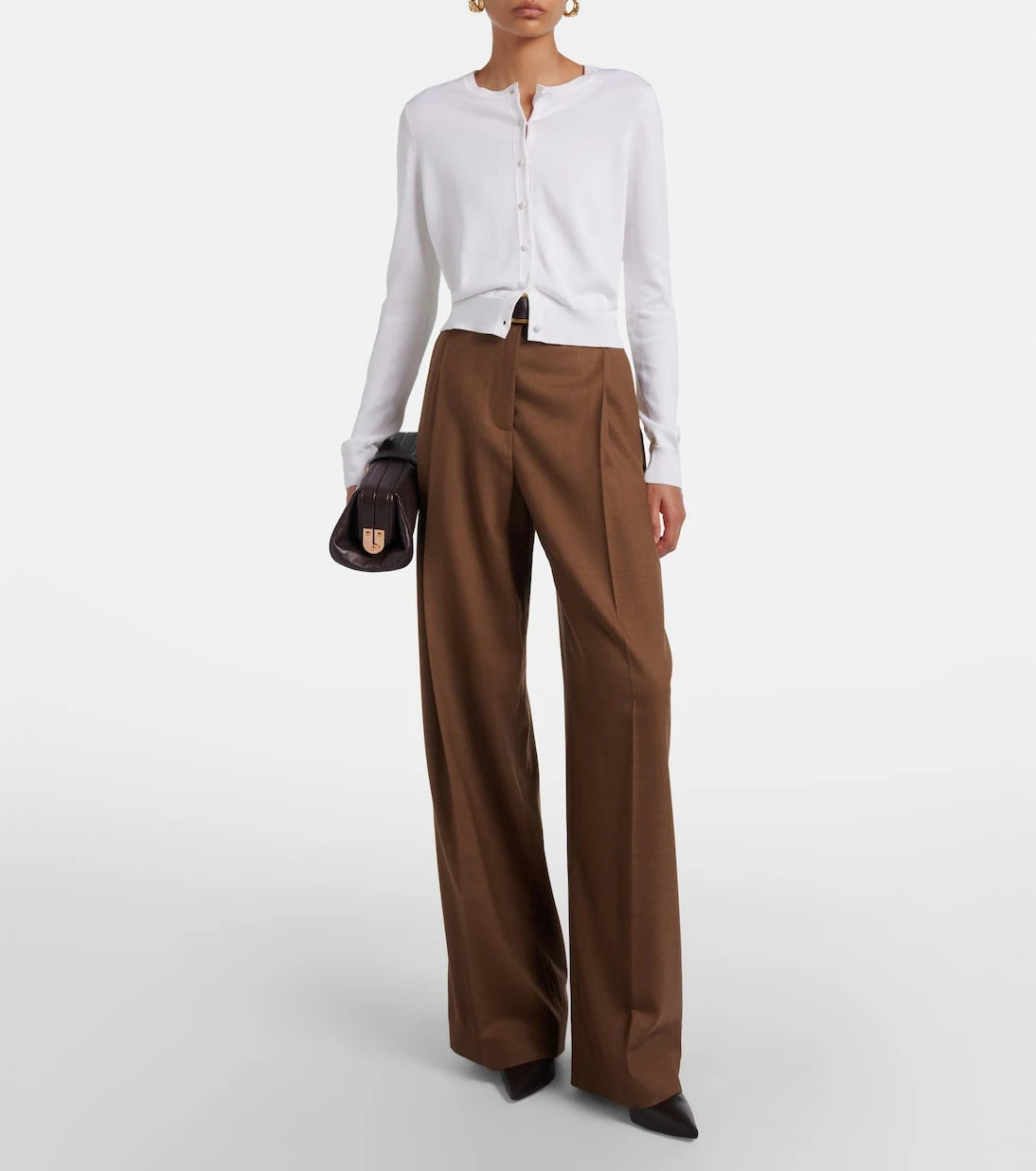 Oscar de la Renta - Wool wide-leg pants