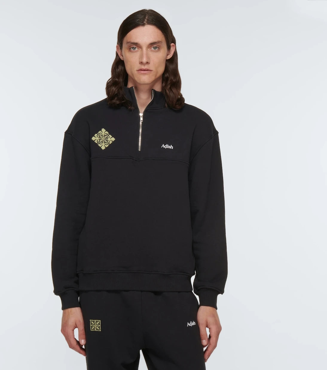 Adish - Logo cotton jersey sweatshirt