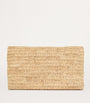 Saint Laurent Brown Raffia Cassandre Envelope Pouch
