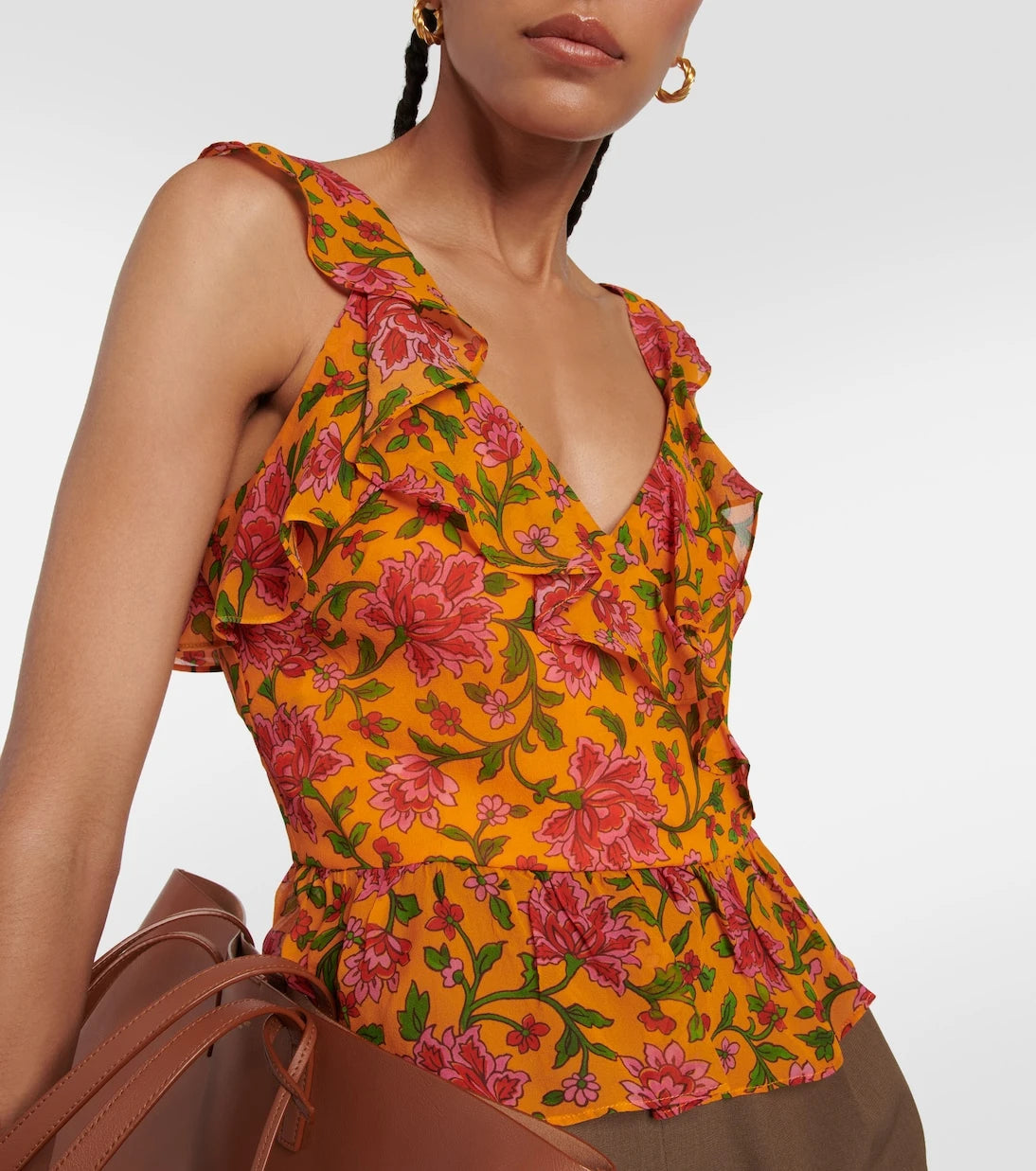 Veronica Beard - Floral silk top