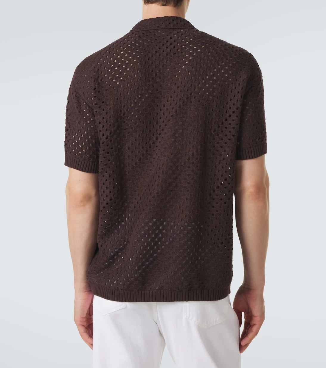 Frescobol Carioca - Pinto crochet cotton shirt