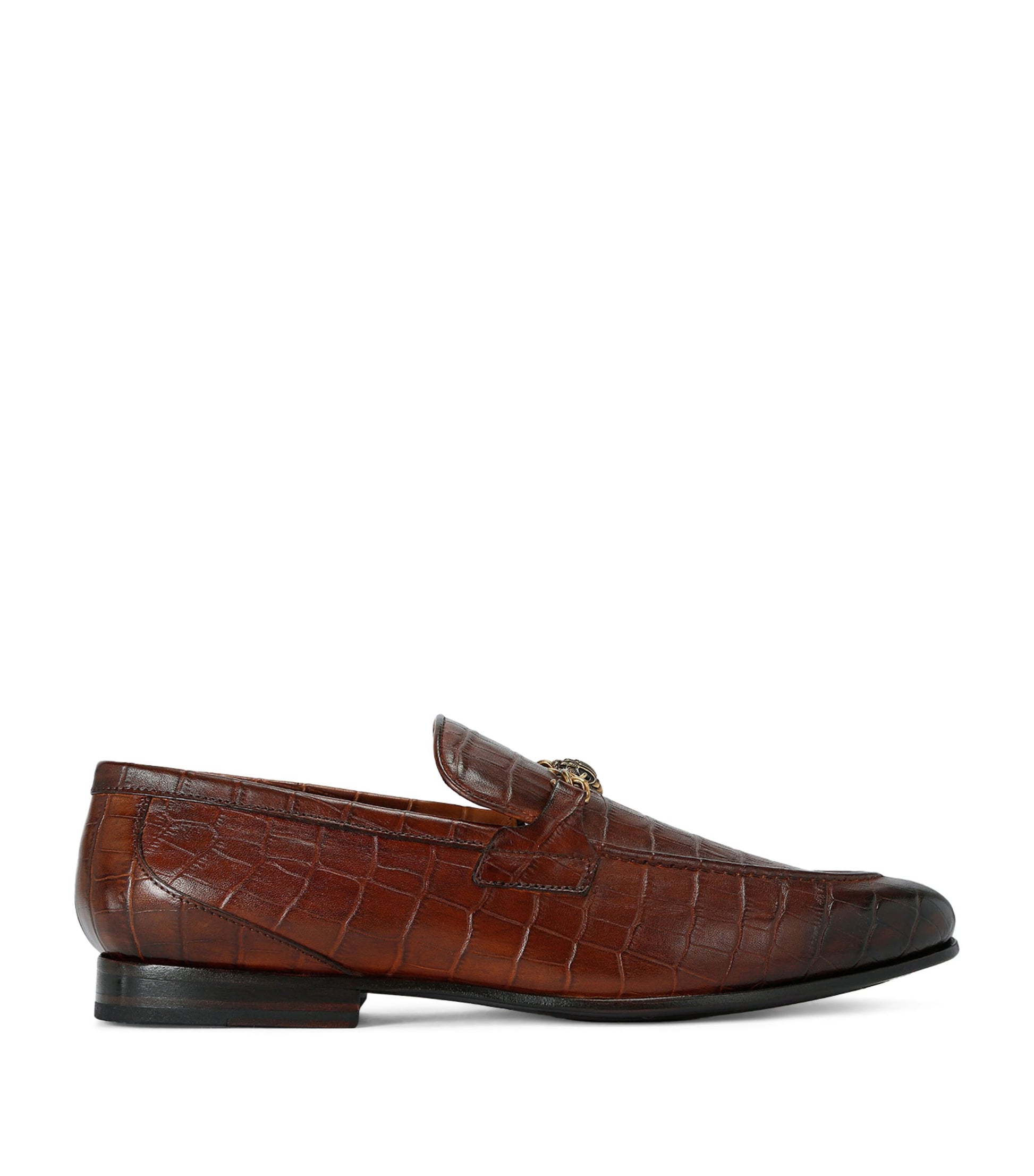 Croc-Embossed Alton Loafers
