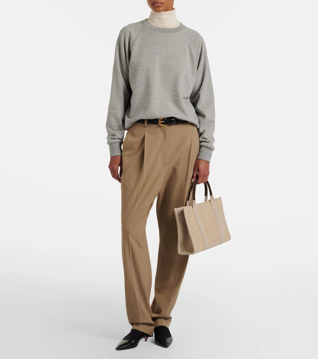 The Row - Eulalia cotton and cashmere sweatshirt