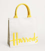 Yellow Small Cotton Logo Tote Bag