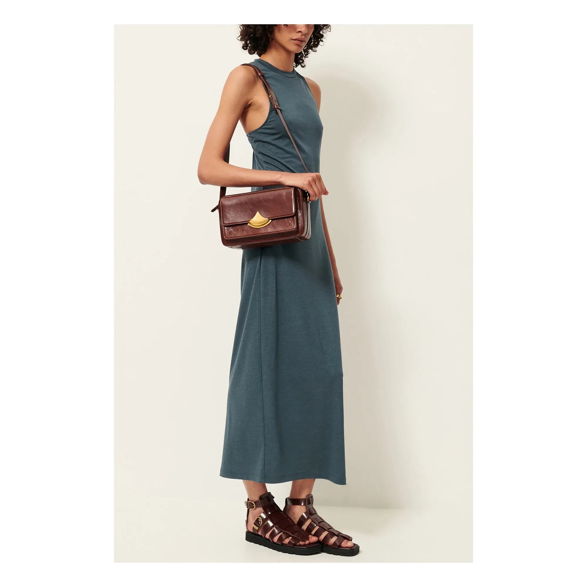 Sessùn - Danae dress | Grey blue