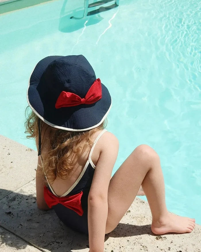 Konges Sløjd BOWIE SWIMSUIT GRS Çocuk Tek Parça Mayo