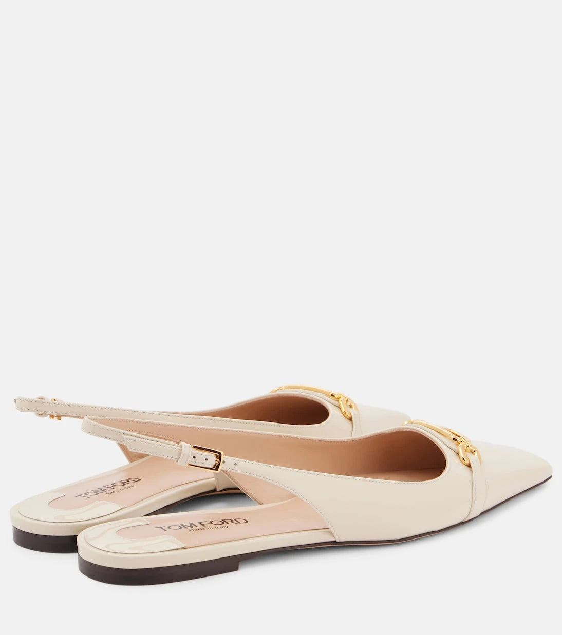 Tom Ford - Patent leather slingback flats