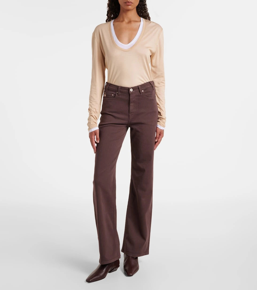 AG Jeans - New Baggy wide-leg jeans