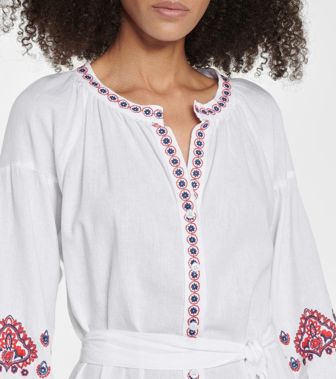 Melissa Odabash - Tania cotton and linen kaftan