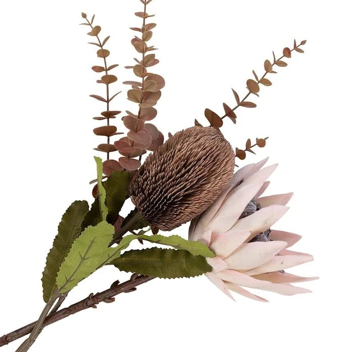 Изкуствени цветя House Nordic King Protea Bouquet