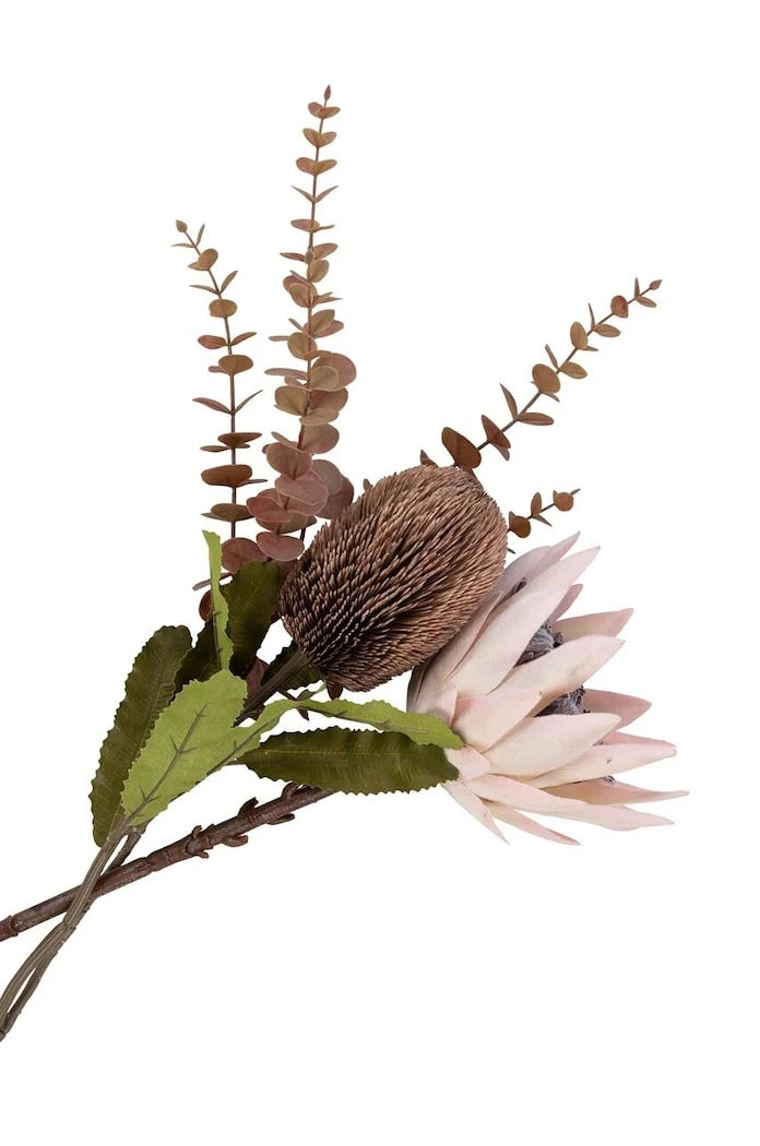 Изкуствени цветя House Nordic King Protea Bouquet
