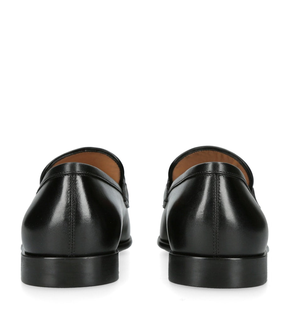 Salvatore Ferragamo Leather Foster Gancho Loafers