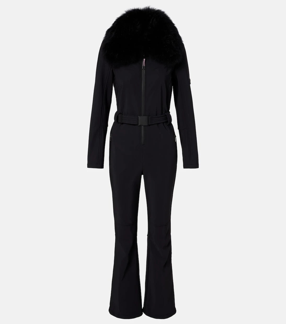 Yves Salomon - Shearling-trimmed belted ski suit