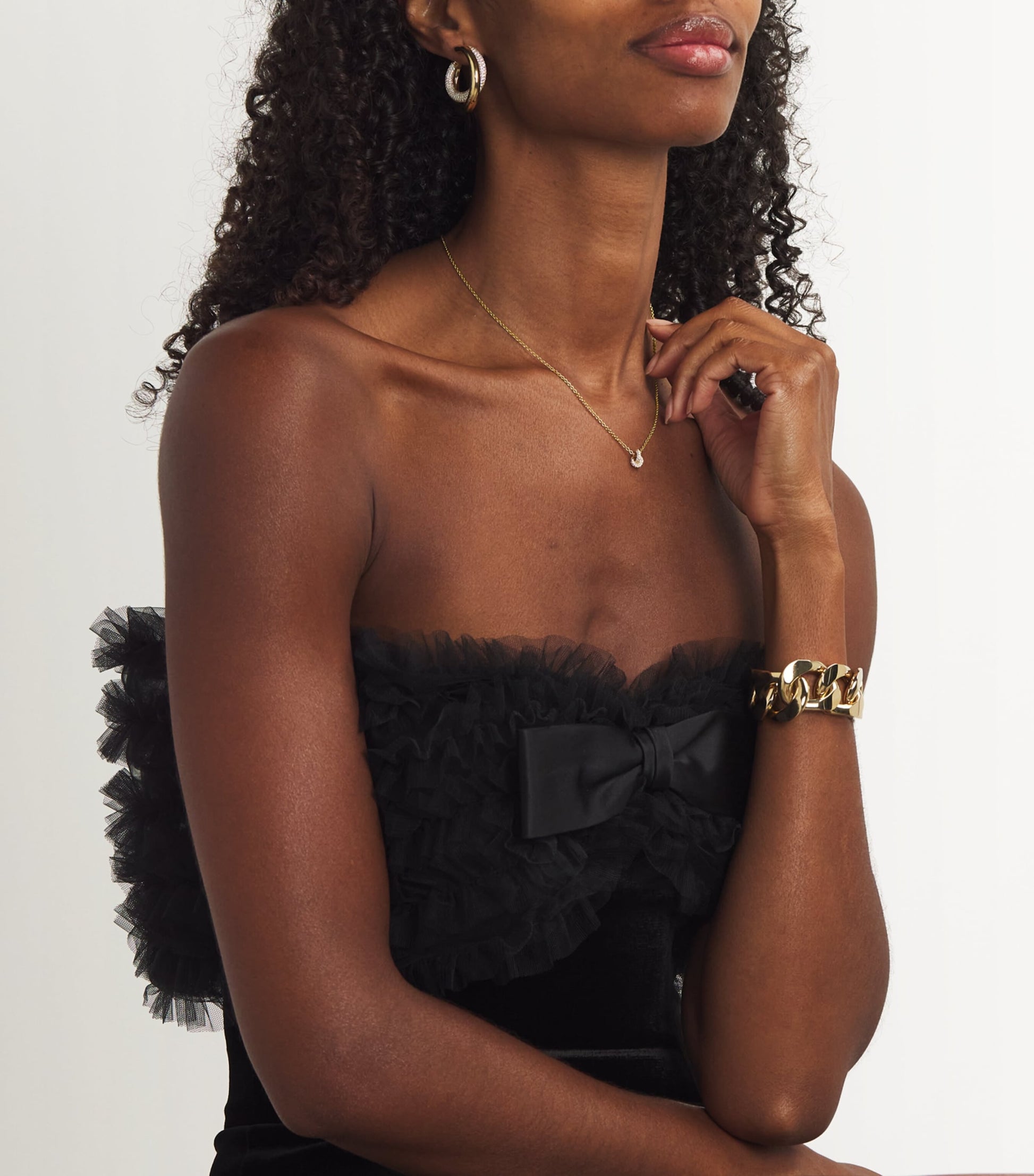 Yellow Gold and Pavé Diamond Legacy Knot Necklace