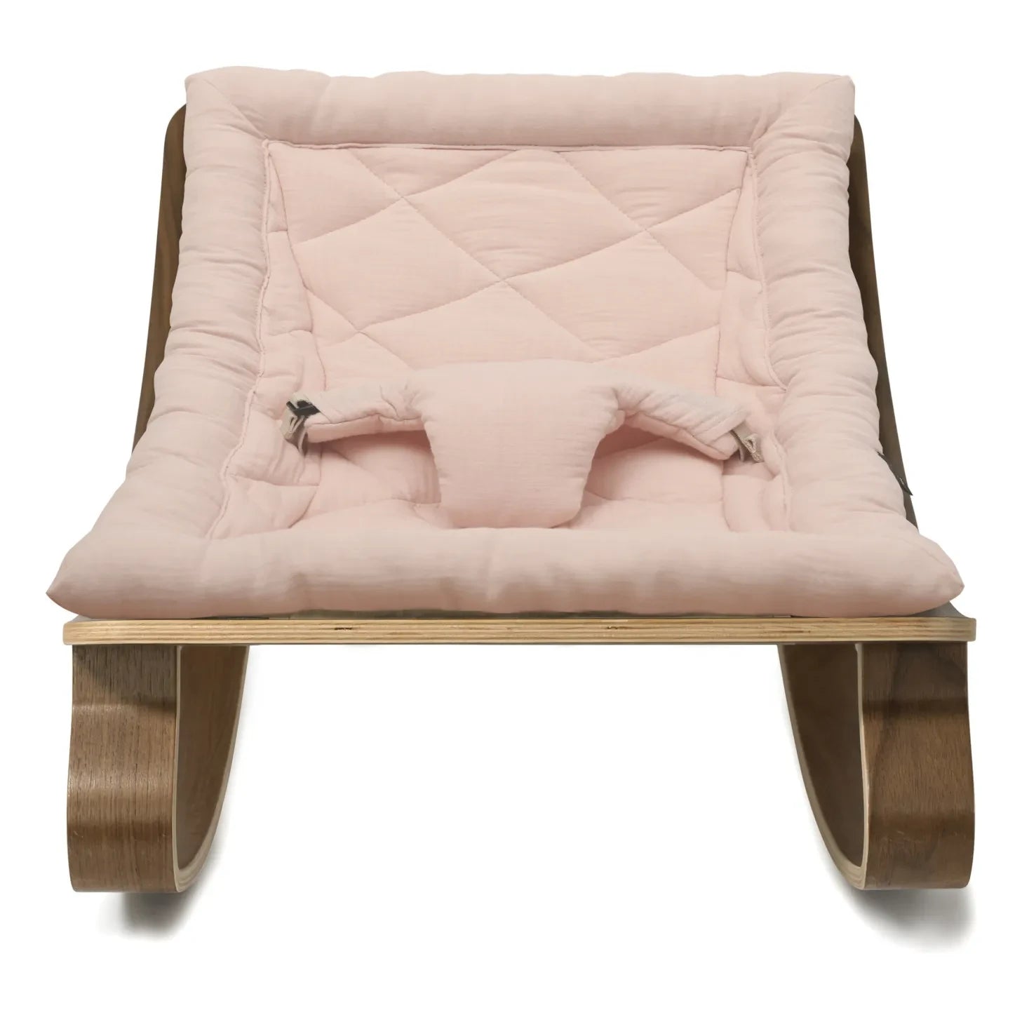 Charlie Crane - Levo Walnut Baby Bouncer | Nude