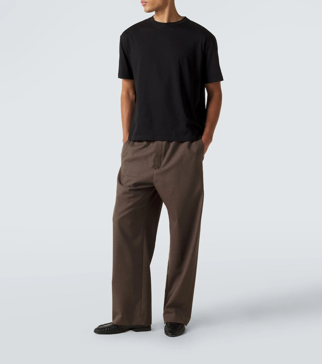 The Row - Ari wool wide-leg pants