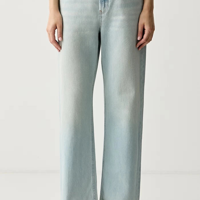 Calvin Klein Jeans kadın düz paça jean