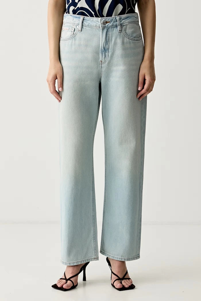 Calvin Klein Jeans kadın düz paça jean