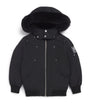 Moose Knuckles Kids Water-Resistant Down Bomber Jacket (4-18 Years)