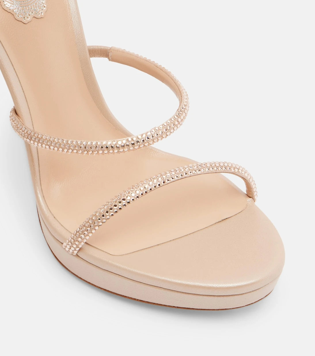 Rene Caovilla - Cleo embellished satin sandals