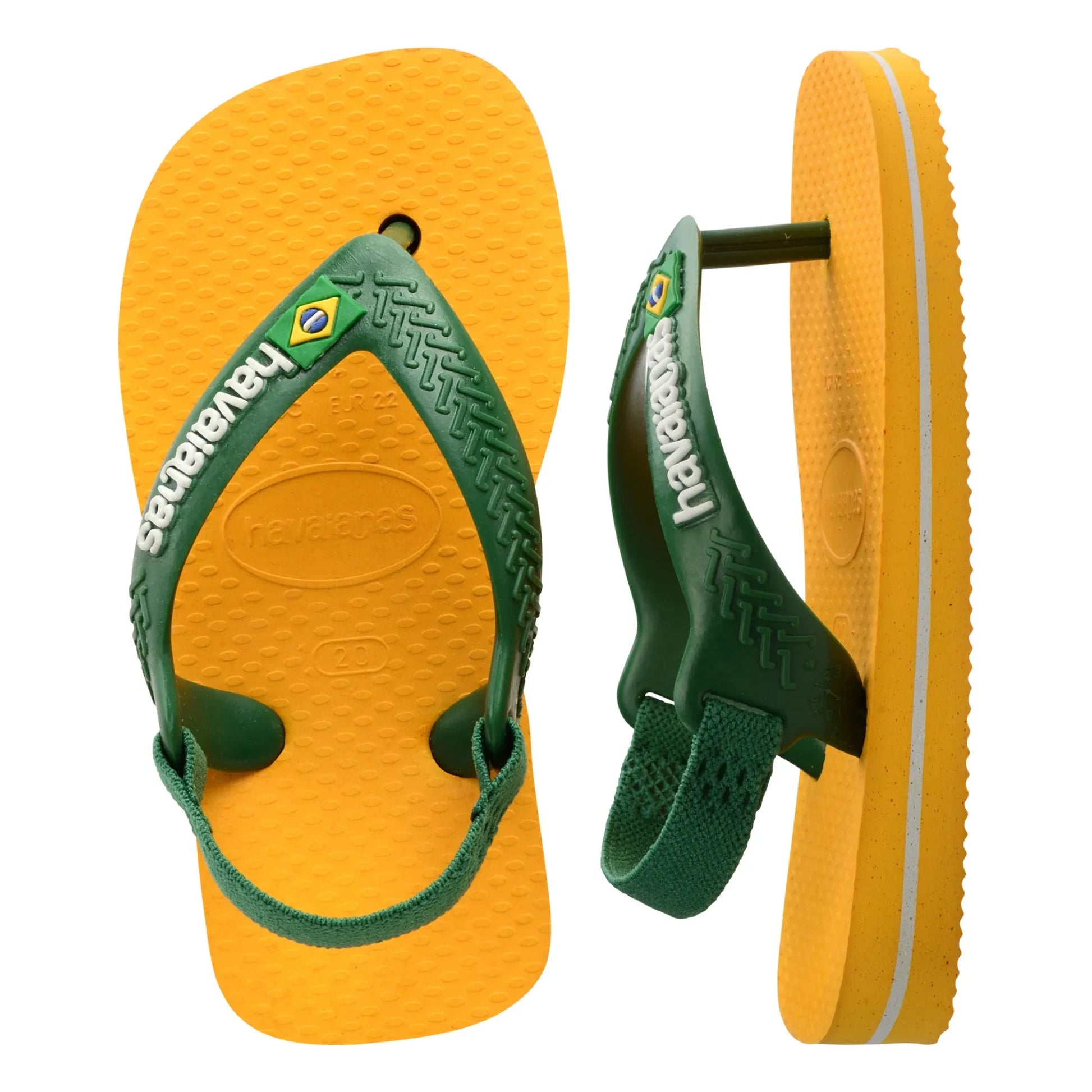 Havaianas - Baby Brasil Logo flip-flops | Yellow