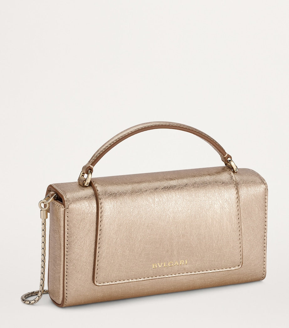 Gold Serpenti Forever Cross-Body Phone Bag