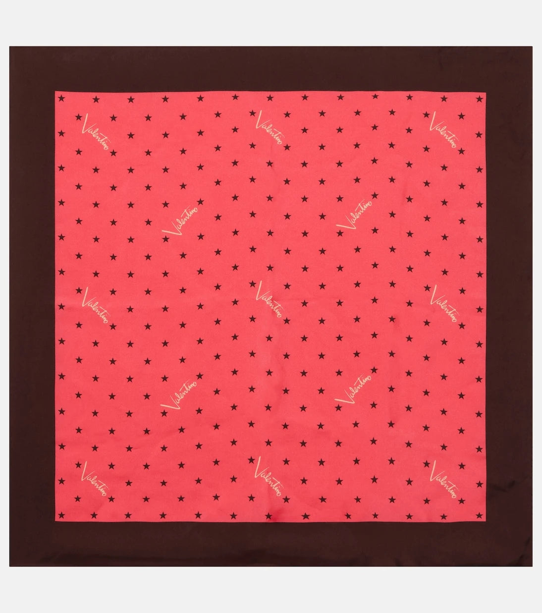 Valentino - Printed silk twill scarf