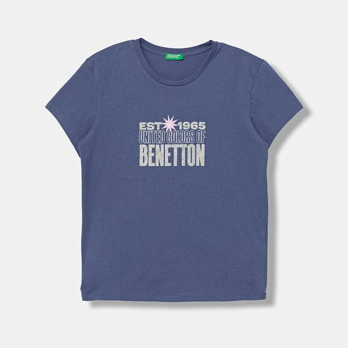 United Colors of Benetton çocuk pamuklu tişört