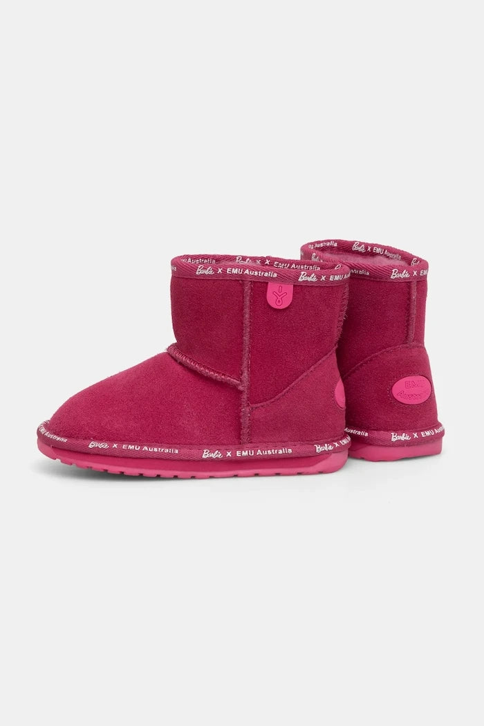 Emu Australia Barbie Wallaby Mini Çocuk Süet Kar Botu