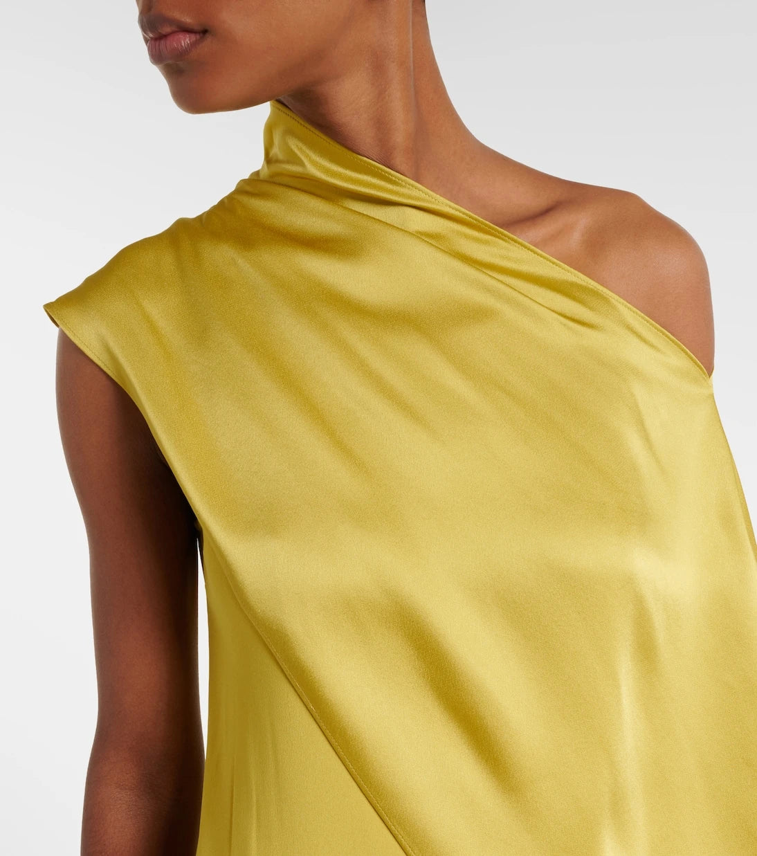 Taller Marmo - Berenson one-shoulder crêpe  cady gown