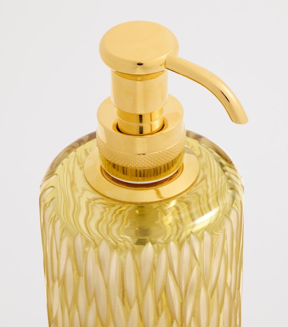Crystal Amber Soap Dispenser