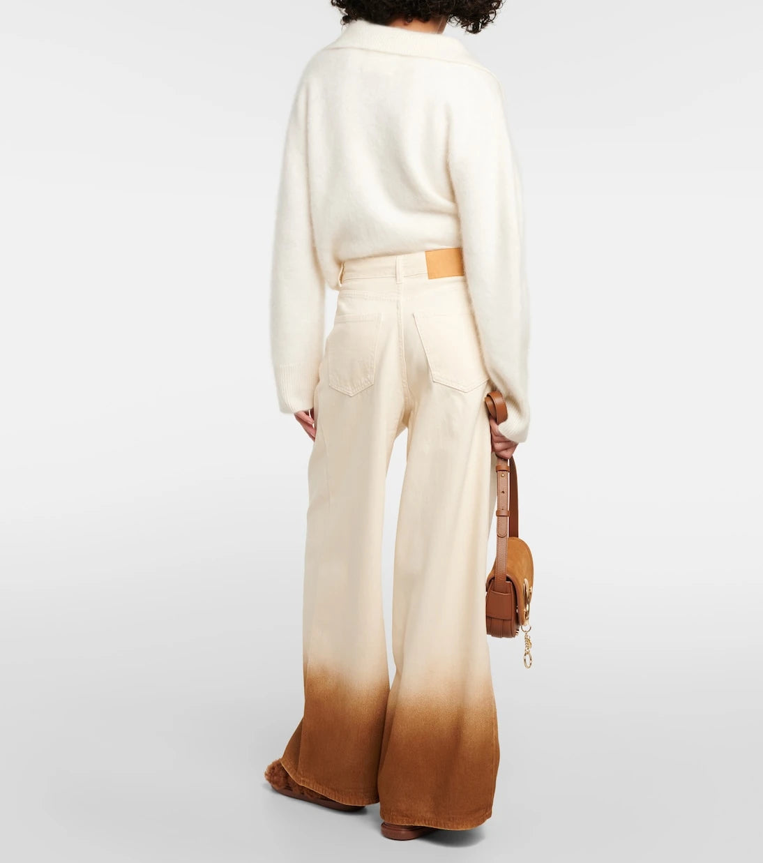 Alanui - High-rise wide-leg jeans