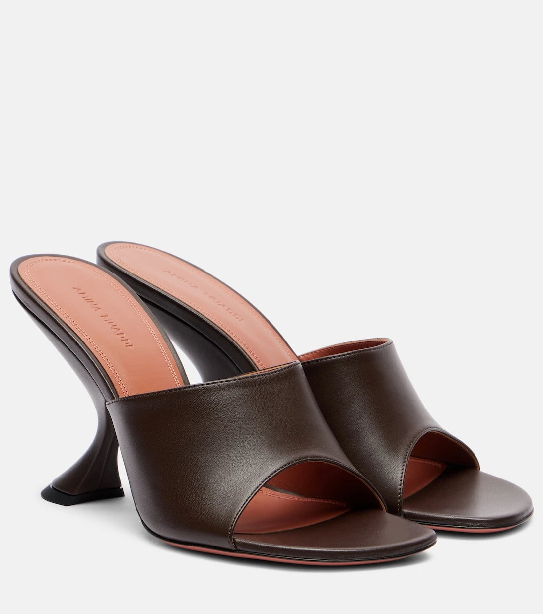 Amina Muaddi - Taylor 90 leather mules