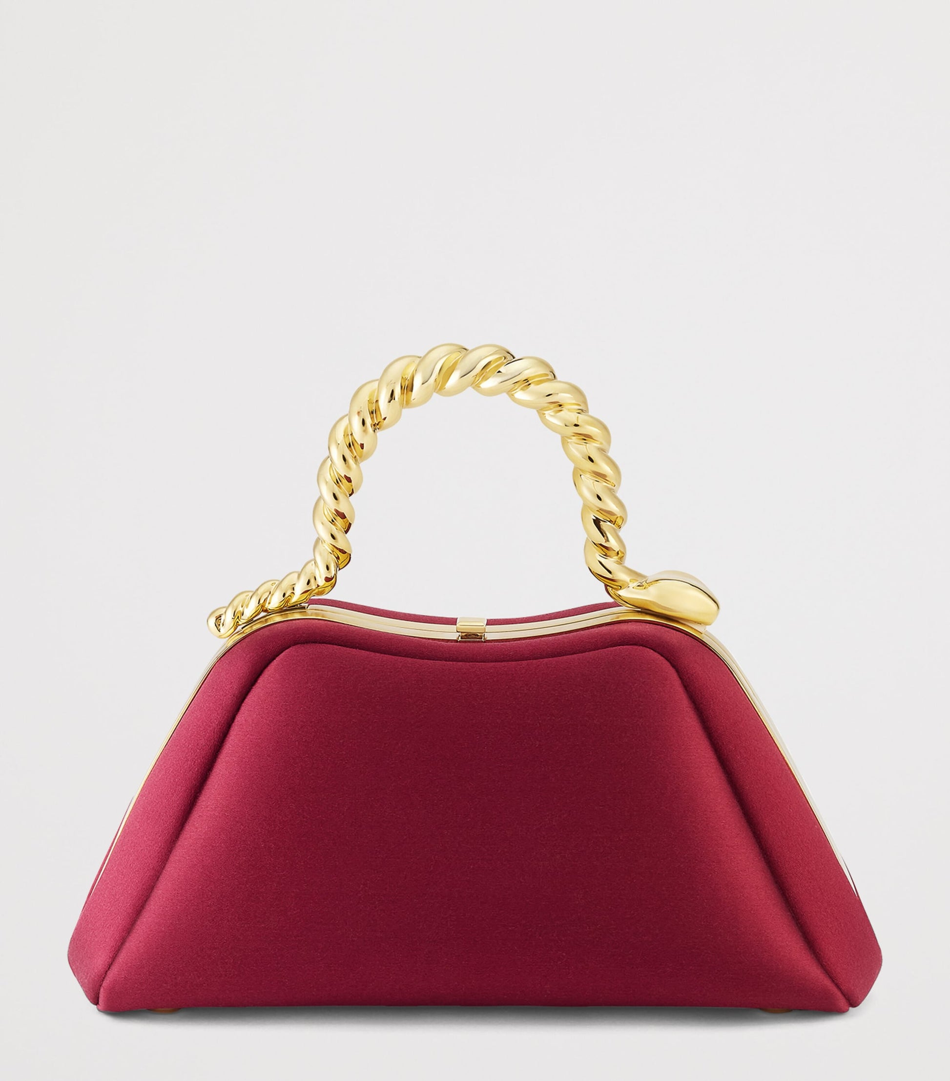 Bvlgari x Geraldine Guyot Mini Satin Serpentine Top-Handle Bag