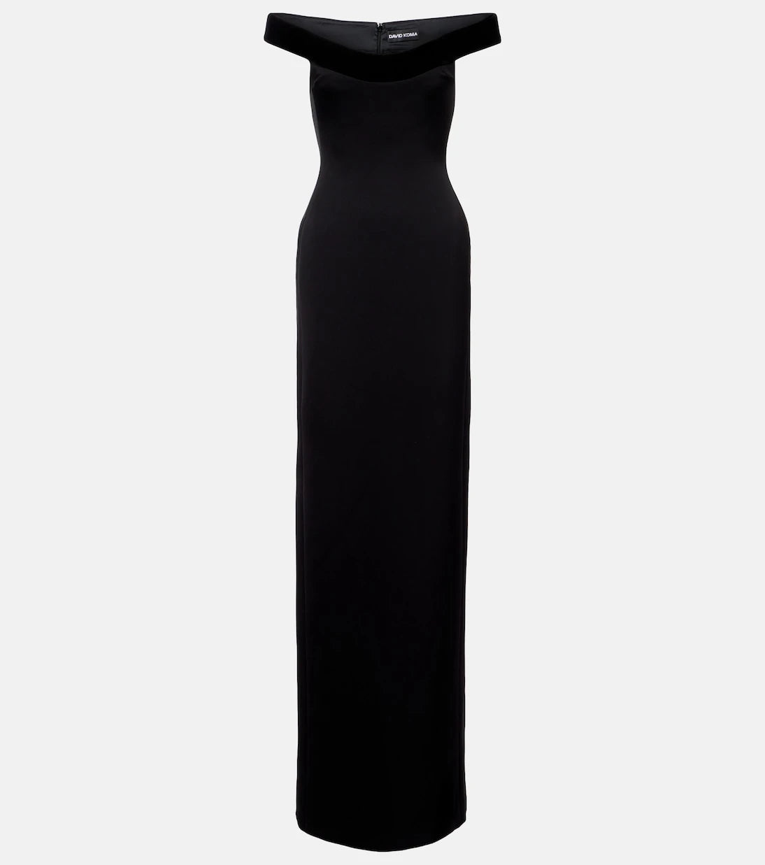 David Koma - Velvet-trimmed gown